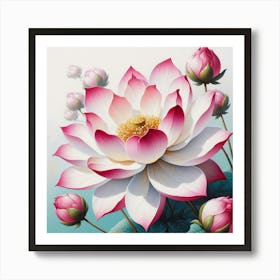 Lotus Flower Art Print