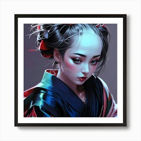 Japan Geisha Visual 20 Art Print