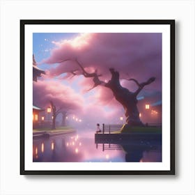 Sakura Blossom Art Print