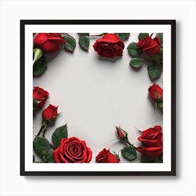 Red Roses 11 Art Print