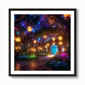 Fairytale Garden Art Print