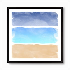 Beach Water Sky Art Print