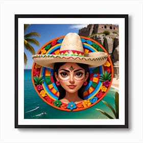 Mexican Girl 88 Art Print