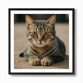 Portrait Of A Cat Art Print