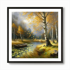 Autumn In The Woods 1 Art Print