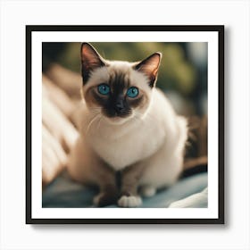 Siamese Cat 3 Art Print