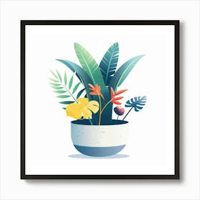 Plant In A Pot 27 Art Print