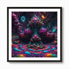 Psychedelic Art 5 Art Print