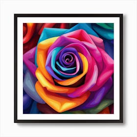 Colorful Roses 13 Art Print