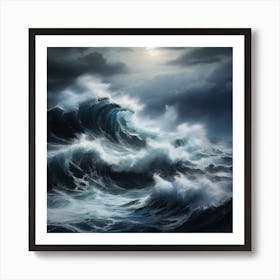 Stormy Sea Art Print