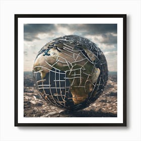 Earth In Ruins Art Print