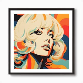 Mod Girl 7 Art Print