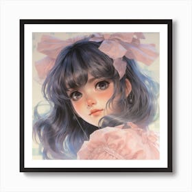 Anime Girl 8 Art Print