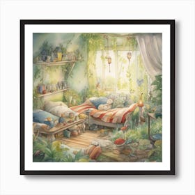 Room In The Forest Art Print