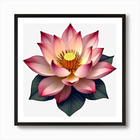 Lotus Flower 1 Art Print