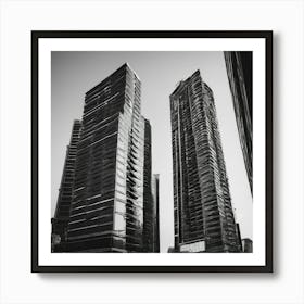 Skyscrapers In The City Art Print