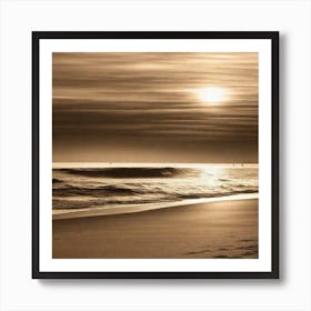 Photograph - Sunset On The Beach By Daniel Henderson Art Print