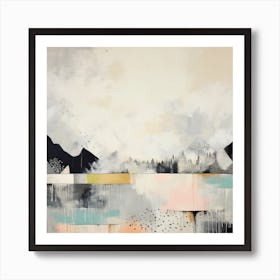 Abstract Mountainscape 2 Art Print