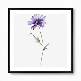 Purple Flower 1 Art Print