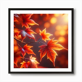 Autumn Leaves Art Print