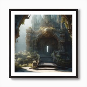 Elven Temple Art Print