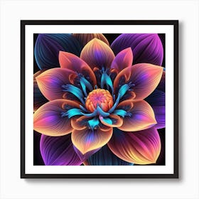 Lotus Flower Art Print