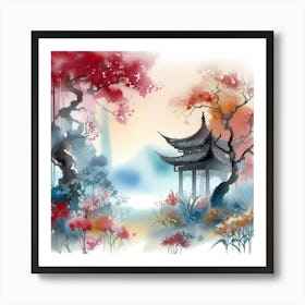 Chinese Pagoda 25 Art Print