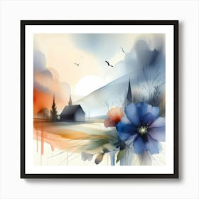 Watercolor Painting 14 Art Print