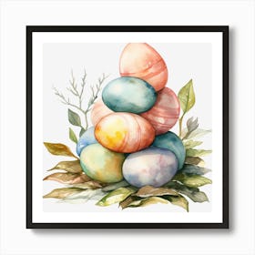 Easter Eggs 5 Art Print