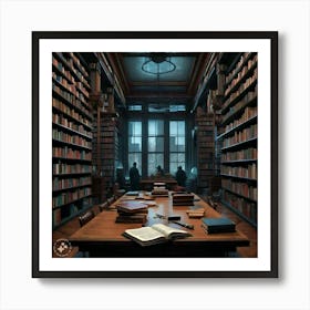 Library 4 Art Print