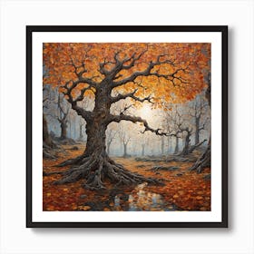 Autumn Tree Art Print