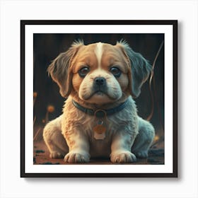 Cute Puppy 1 Art Print