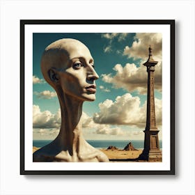 Alien Head 2 Art Print