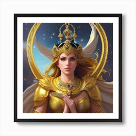 Goddess of Utopia  Art Print