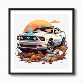 Ford Mustang Art Print