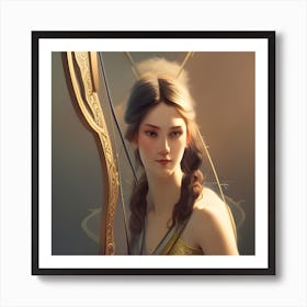 Sagittarius Woman Art Print