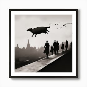 One Of The Flying Animals Art Print