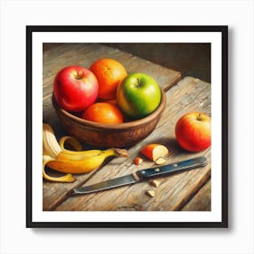 Apples And Bananas Poster