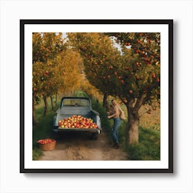 Apple Orchard Art Print