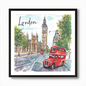 London Big Ben Art Print