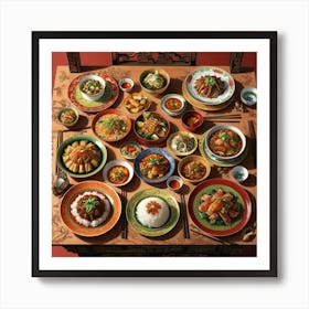 Chinese Food 1 Art Print