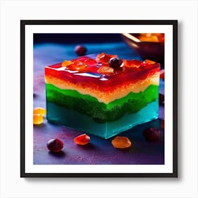 Rainbow Jello Affiche