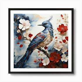 Blue Bird 1 Art Print