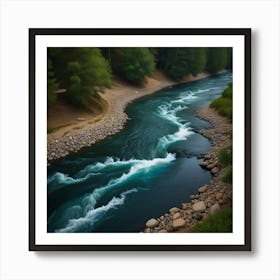  Unique Design Art Of River 3 Art Print