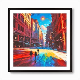 Sydney Cityscape Art Print