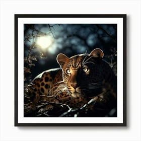 Wild Animal Creative Portrait 190 Art Print