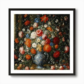 Vase Of Flowers Art Print