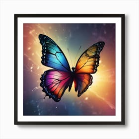 Butterfly In The Sky 5 Art Print