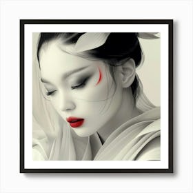 Geisha 3 Art Print