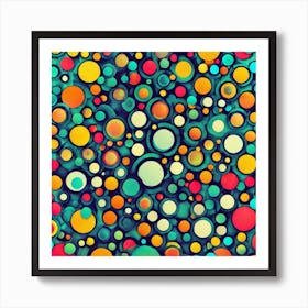 Abstract Circles 1 Art Print